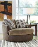 Alesbury Oversized Swivel Accent Chair - Watson's 87 Furniture (Middlefield,OH)