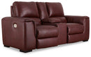 Alessandro Power Reclining Loveseat with Console - Watson's 87 Furniture (Middlefield,OH)