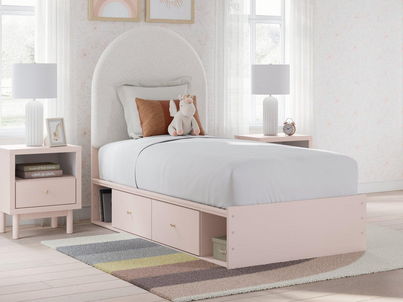 Wistenpine Upholstered Bed with Storage - Watson's 87 Furniture (Middlefield,OH)