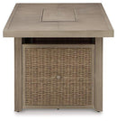 Beachcroft Outdoor Fire Pit Table - Watson's 87 Furniture (Middlefield,OH)