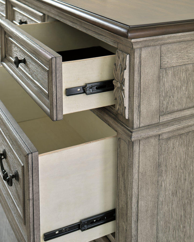 Lodenbay Dresser and Mirror - Watson's 87 Furniture (Middlefield,OH)