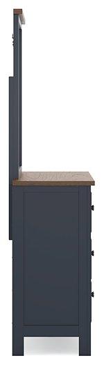 Landocken Dresser and Mirror - Watson's 87 Furniture (Middlefield,OH)