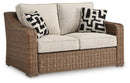 Beachcroft Outdoor Loveseat with Cushion - Watson's 87 Furniture (Middlefield,OH)