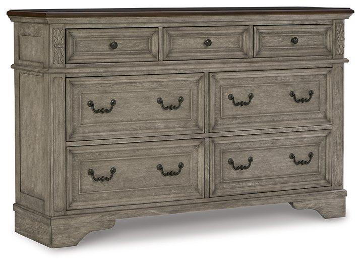 Lodenbay Dresser and Mirror - Watson's 87 Furniture (Middlefield,OH)