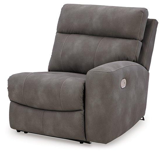 Next-Gen DuraPella Power Reclining Sectional Loveseat - Watson's 87 Furniture (Middlefield,OH)