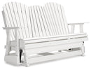 Hyland wave Outdoor Glider Loveseat - Watson's 87 Furniture (Middlefield,OH)
