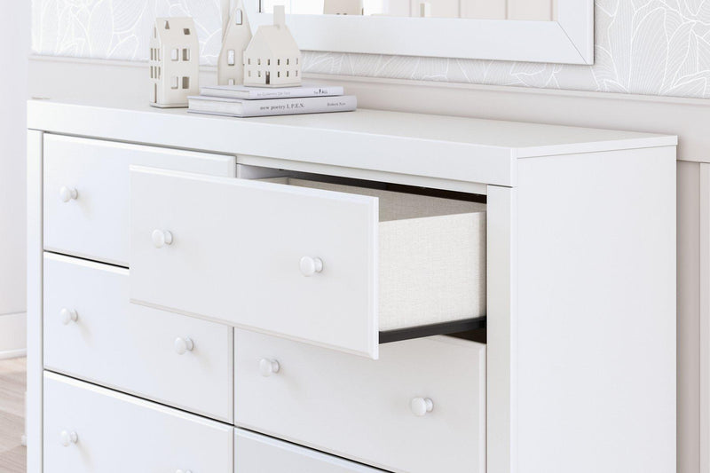 Mollviney Dresser and Mirror - Watson's 87 Furniture (Middlefield,OH)