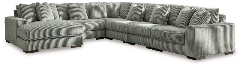 Lindyn Sectional with Chaise - Watson's 87 Furniture (Middlefield,OH)