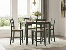 Gesthaven Counter Height Dining Table and 4 Barstools (Set of 5) - Watson's 87 Furniture (Middlefield,OH)