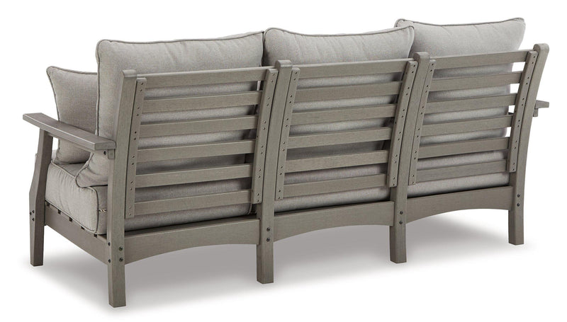 Visola Outdoor Sofa and Loveseat Set - Watson's 87 Furniture (Middlefield,OH)
