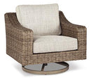 Beachcroft Outdoor Swivel Lounge with Cushion - Watson's 87 Furniture (Middlefield,OH)