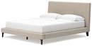 Cielden Upholstered Bed with Roll Slats - Watson's 87 Furniture (Middlefield,OH)