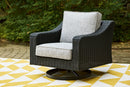 Beachcroft Outdoor Swivel Lounge with Cushion - Watson's 87 Furniture (Middlefield,OH)