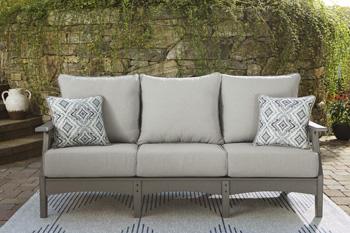 Visola Outdoor Sofa and Loveseat Set - Watson's 87 Furniture (Middlefield,OH)
