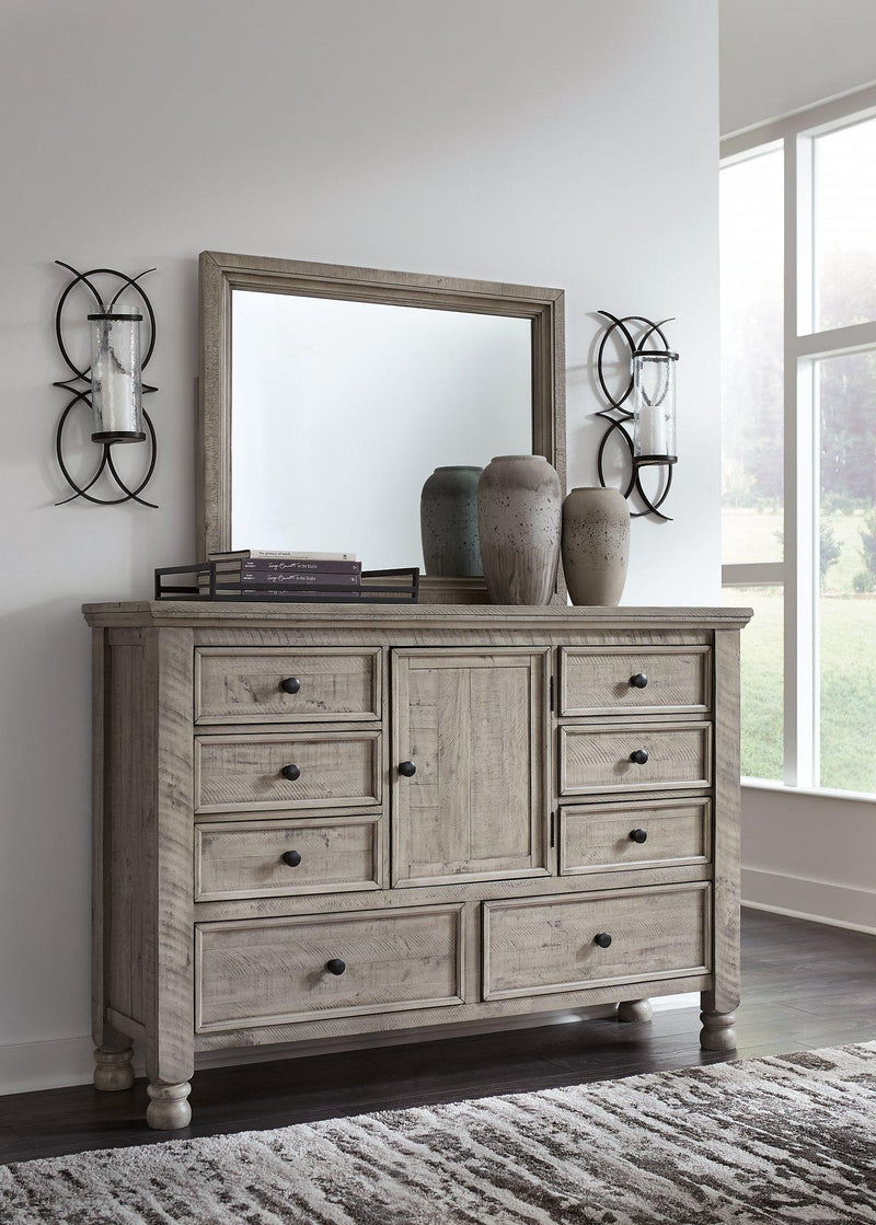 Harrastone Dresser and Mirror - Watson's 87 Furniture (Middlefield,OH)
