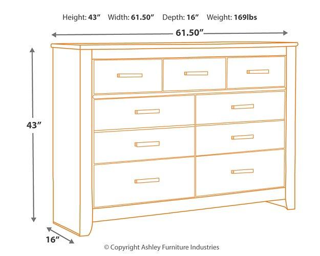 Brinxton Dresser and Mirror - Watson's 87 Furniture (Middlefield,OH)
