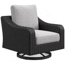 Beachcroft Outdoor Swivel Lounge with Cushion - Watson's 87 Furniture (Middlefield,OH)