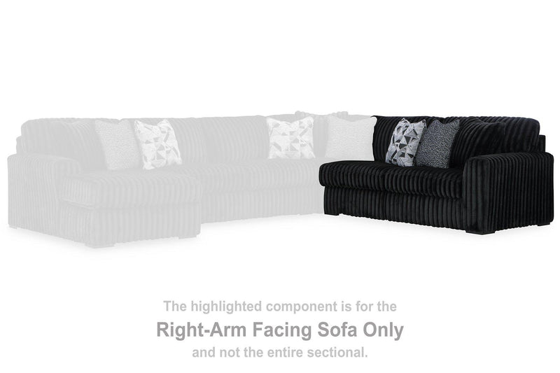 Midnight-Madness Sectional Sofa with Chaise - Watson's 87 Furniture (Middlefield,OH)