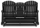 Hyland wave Outdoor Glider Loveseat - Watson's 87 Furniture (Middlefield,OH)