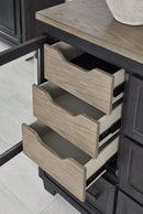 Foyland Dresser and Mirror - Watson's 87 Furniture (Middlefield,OH)