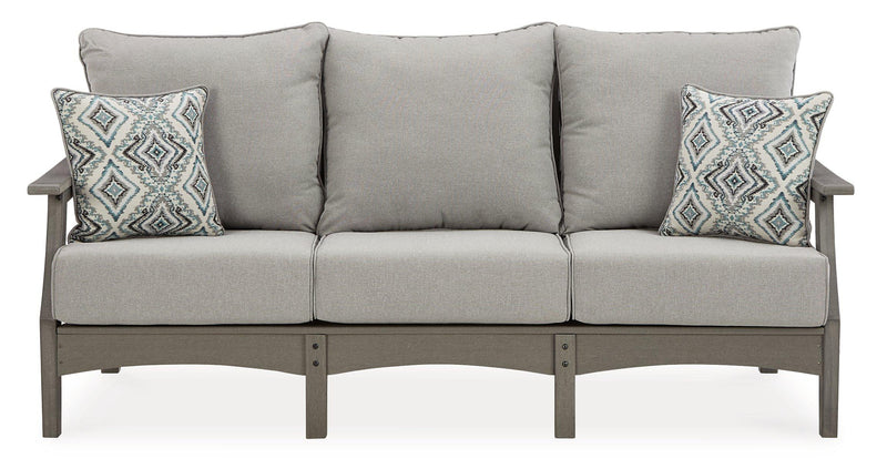 Visola Outdoor Sofa and Loveseat Set - Watson's 87 Furniture (Middlefield,OH)
