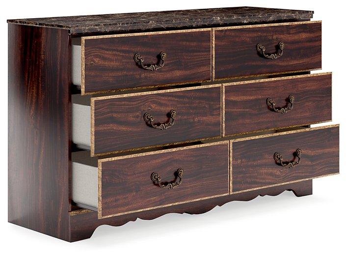 Glosmount Dresser and Mirror - Watson's 87 Furniture (Middlefield,OH)