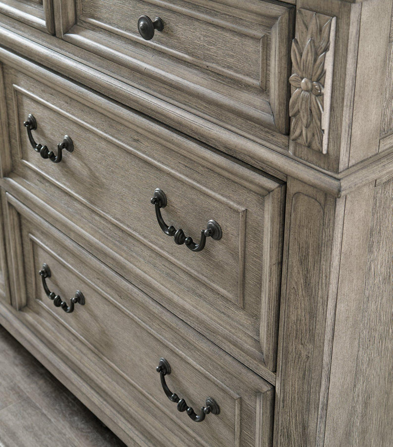 Lodenbay Dresser and Mirror - Watson's 87 Furniture (Middlefield,OH)