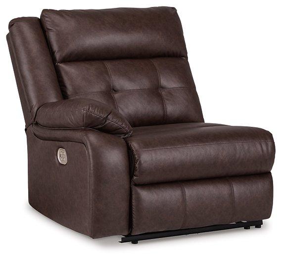 Punch Up Power Reclining Sectional Loveseat with Console - Watson's 87 Furniture (Middlefield,OH)