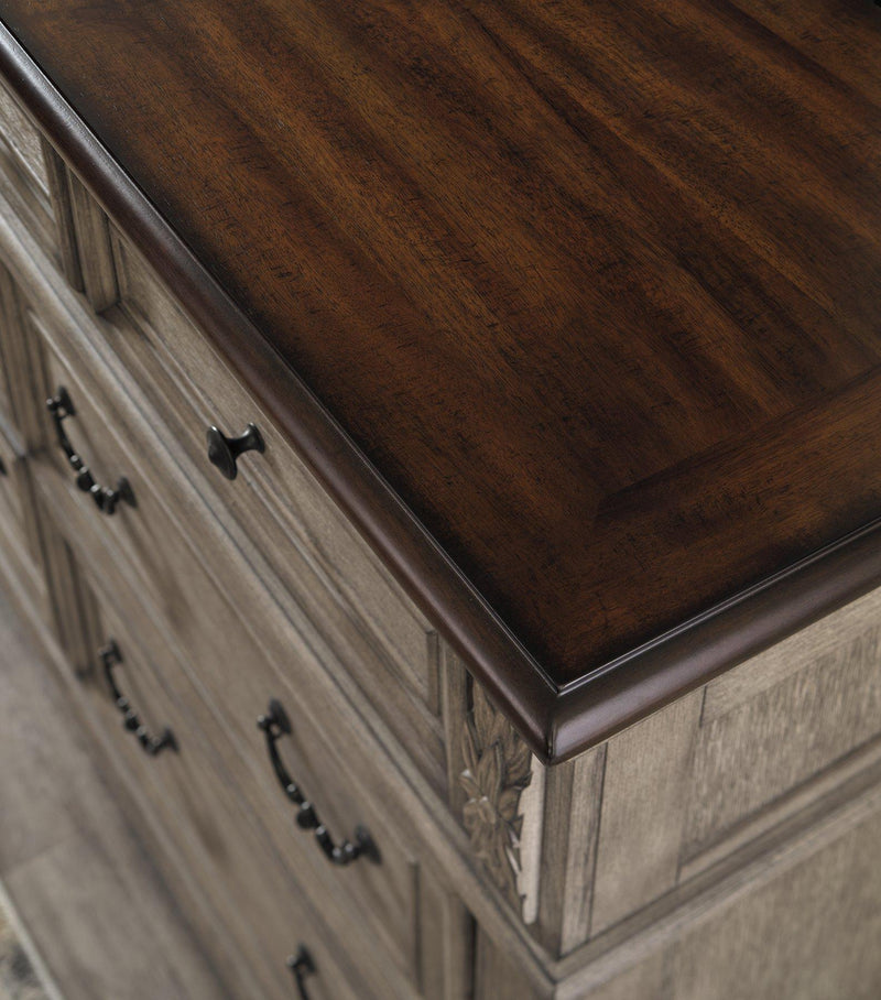 Lodenbay Dresser and Mirror - Watson's 87 Furniture (Middlefield,OH)