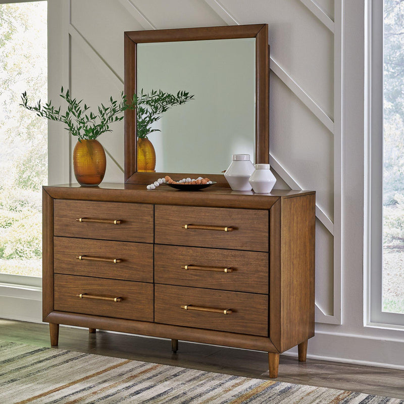 Lyncott Dresser and Mirror - Watson's 87 Furniture (Middlefield,OH)