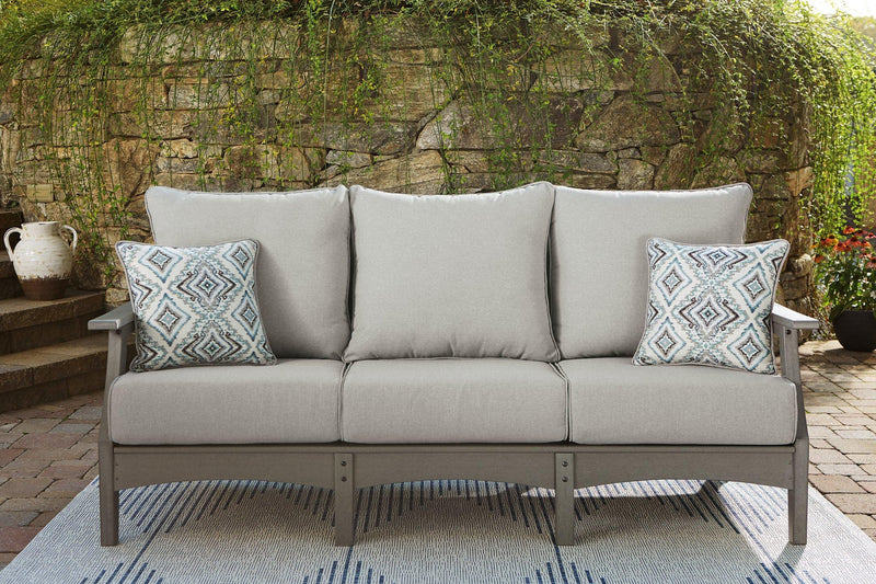 Visola Outdoor Sofa and Loveseat Set - Watson's 87 Furniture (Middlefield,OH)