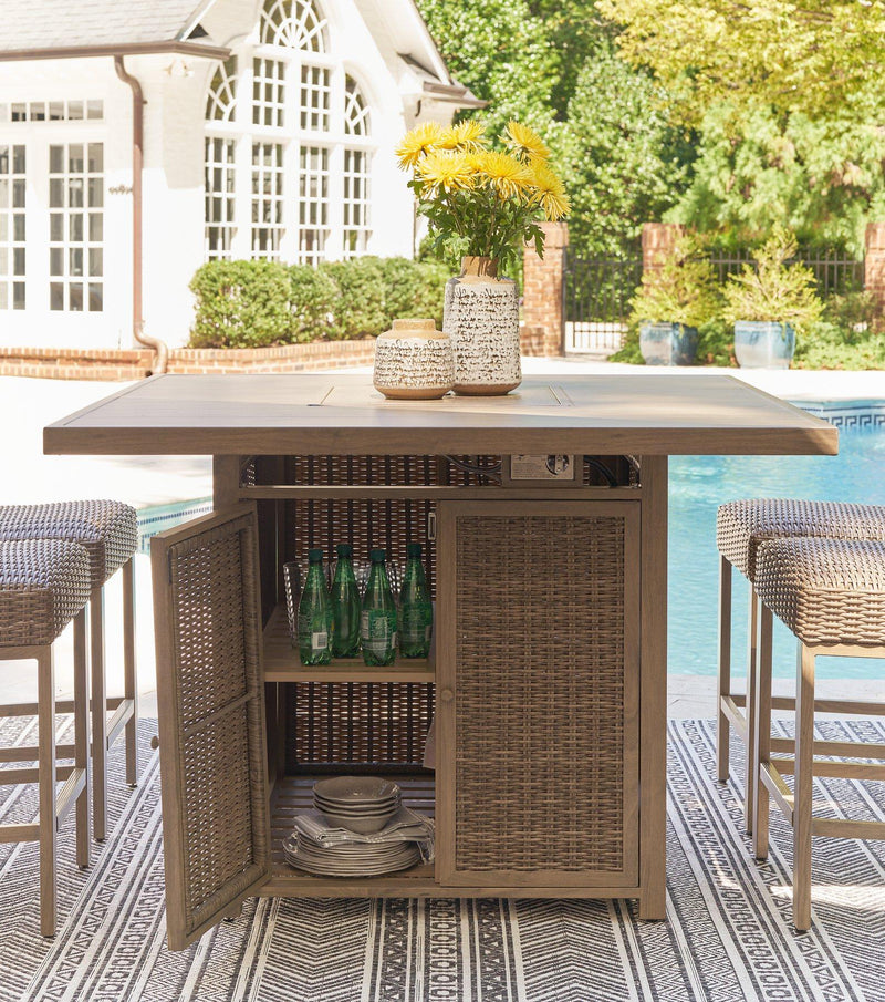 Walton Bridge Outdoor Dining Set - Watson's 87 Furniture (Middlefield,OH)