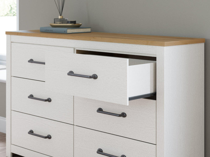 Linnocreek Dresser and Mirror - Watson's 87 Furniture (Middlefield,OH)