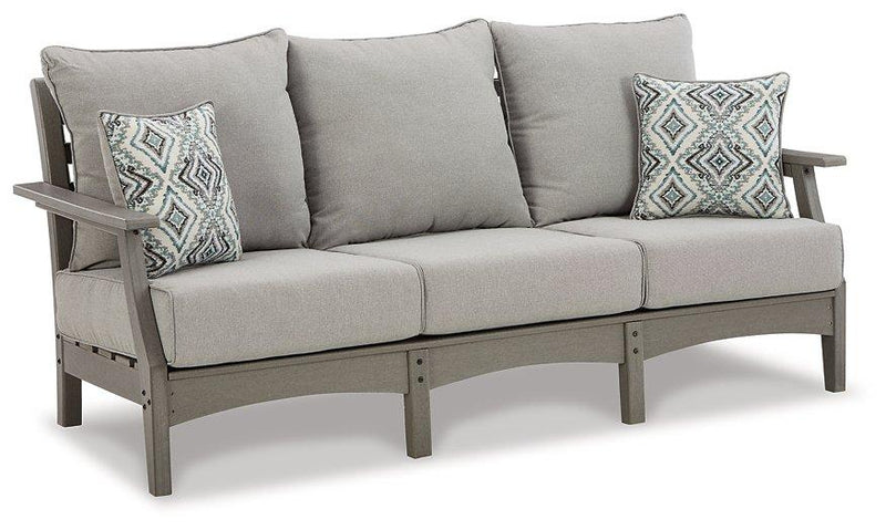Visola Outdoor Sofa and Loveseat Set - Watson's 87 Furniture (Middlefield,OH)