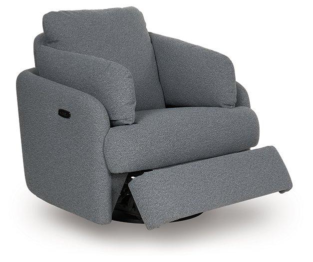 Alainmont Next-Gen Nuvella Swivel Power Recliner - Watson's 87 Furniture (Middlefield,OH)