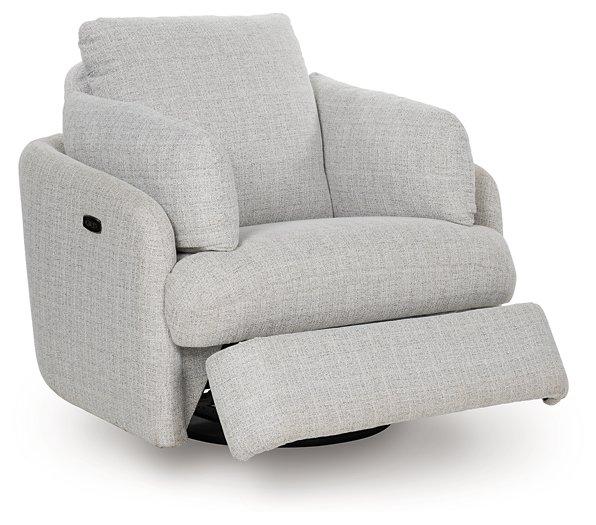 Alainmont Next-Gen Nuvella Swivel Power Recliner - Watson's 87 Furniture (Middlefield,OH)