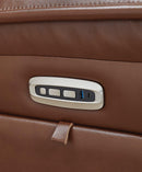 Healy Pier Power Reclining Loveseat with Console - Watson's 87 Furniture (Middlefield,OH)