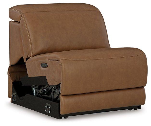 Magic Man Power Reclining Sectional with Console - Watson's 87 Furniture (Middlefield,OH)