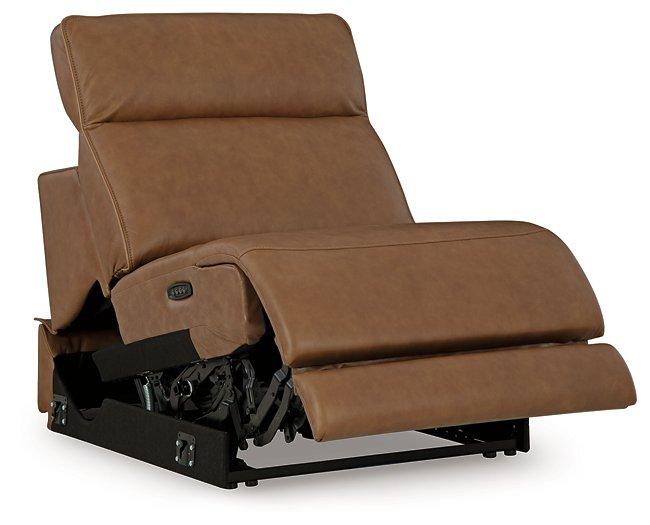Magic Man Power Reclining Sectional with Console - Watson's 87 Furniture (Middlefield,OH)