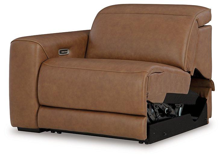 Magic Man Power Reclining Sectional with Console - Watson's 87 Furniture (Middlefield,OH)