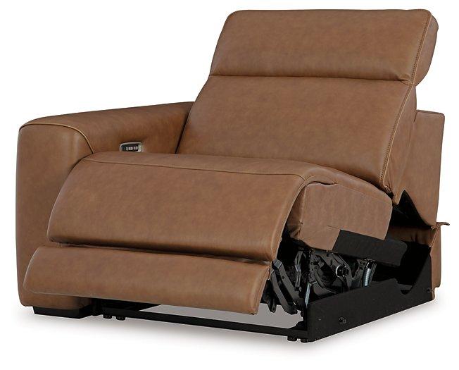 Magic Man Power Reclining Sectional with Console - Watson's 87 Furniture (Middlefield,OH)
