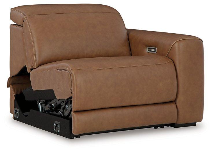 Magic Man Power Reclining Sectional with Console - Watson's 87 Furniture (Middlefield,OH)