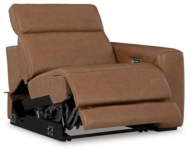Magic Man Power Reclining Sectional with Console - Watson's 87 Furniture (Middlefield,OH)