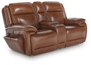 Healy Pier Power Reclining Loveseat with Console - Watson's 87 Furniture (Middlefield,OH)