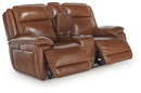 Healy Pier Power Reclining Loveseat with Console - Watson's 87 Furniture (Middlefield,OH)