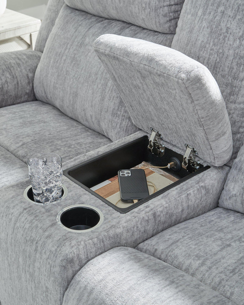 Buntington Reclining Loveseat with Console