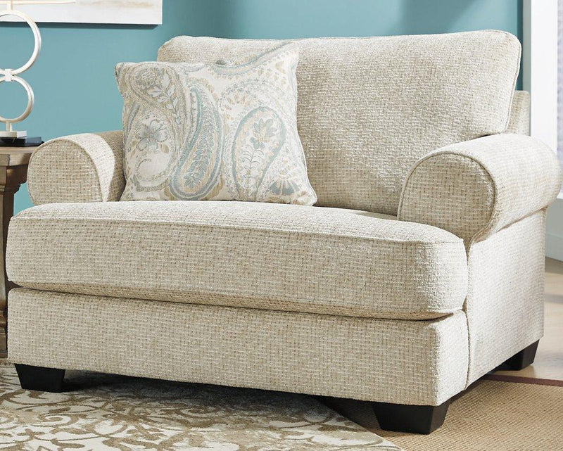 Monaghan Oversized Chair and Ottoman - Watson's 87 Furniture (Middlefield,OH)