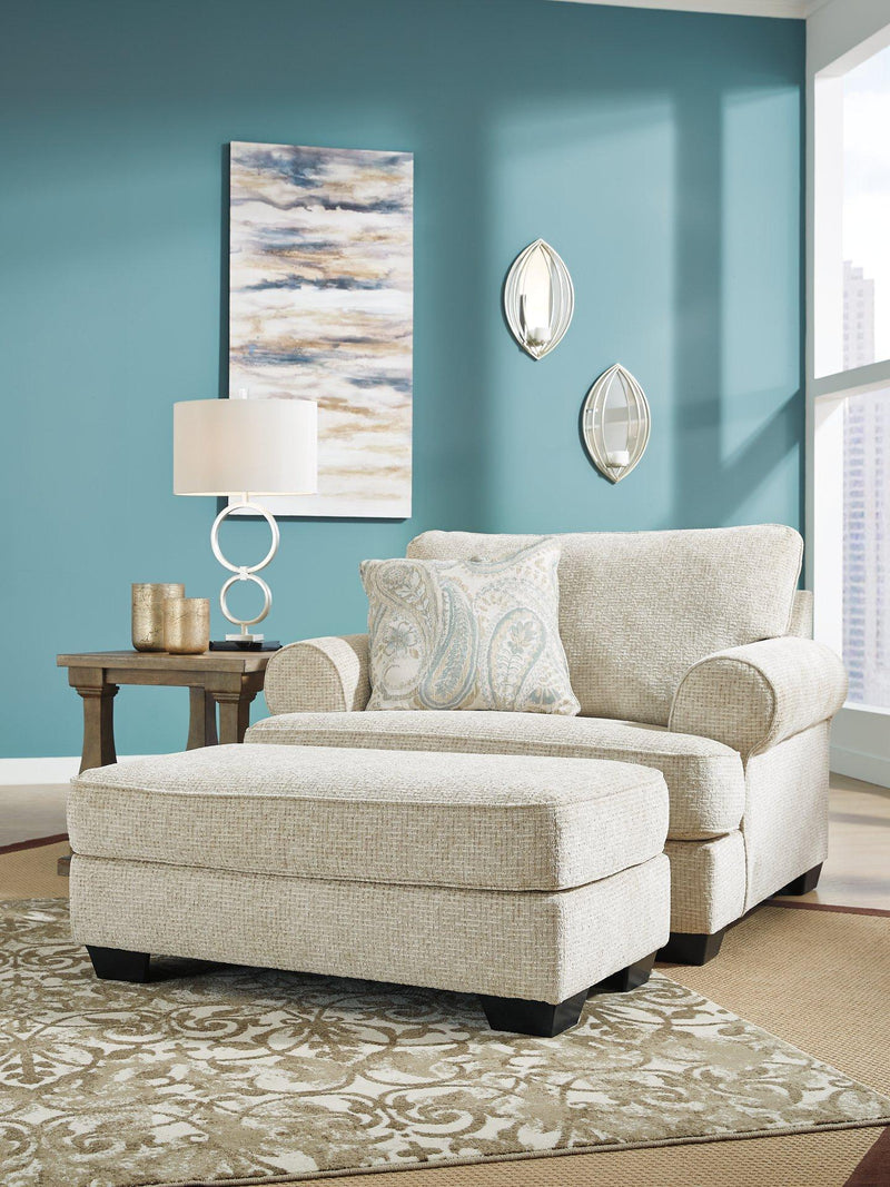 Monaghan Oversized Chair and Ottoman - Watson's 87 Furniture (Middlefield,OH)