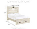 Cambeck Bed with 2 Storage Drawers - Watson's 87 Furniture (Middlefield,OH)