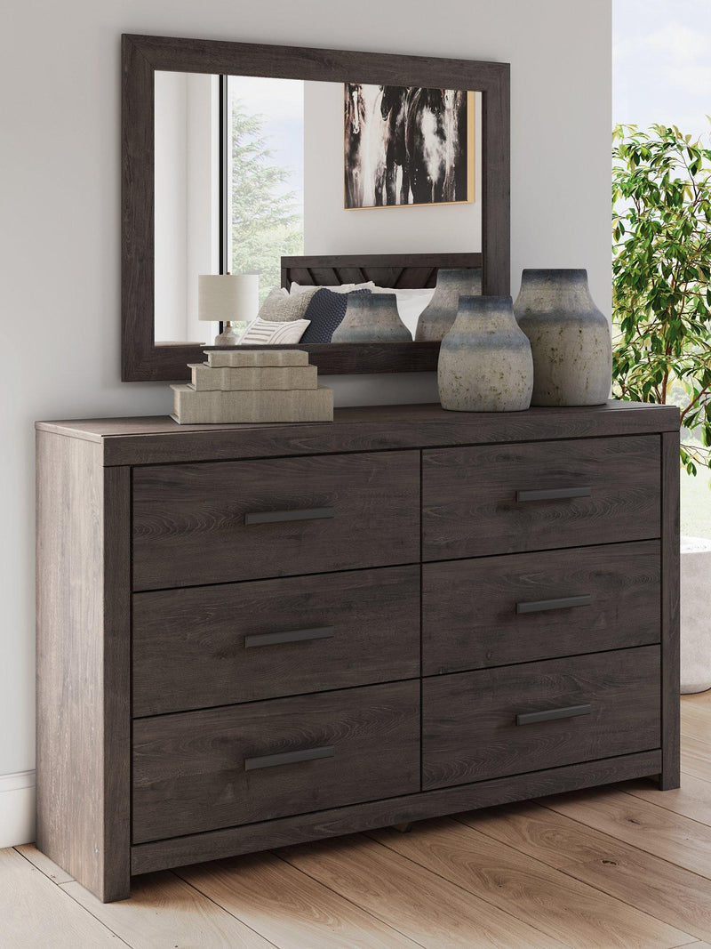 Prendonea Dresser and Mirror - Watson's 87 Furniture (Middlefield,OH)